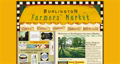 Desktop Screenshot of burlingtonwifarmersmarket.com